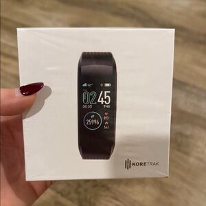 NWT in box KoretTrak Black Smartwatch